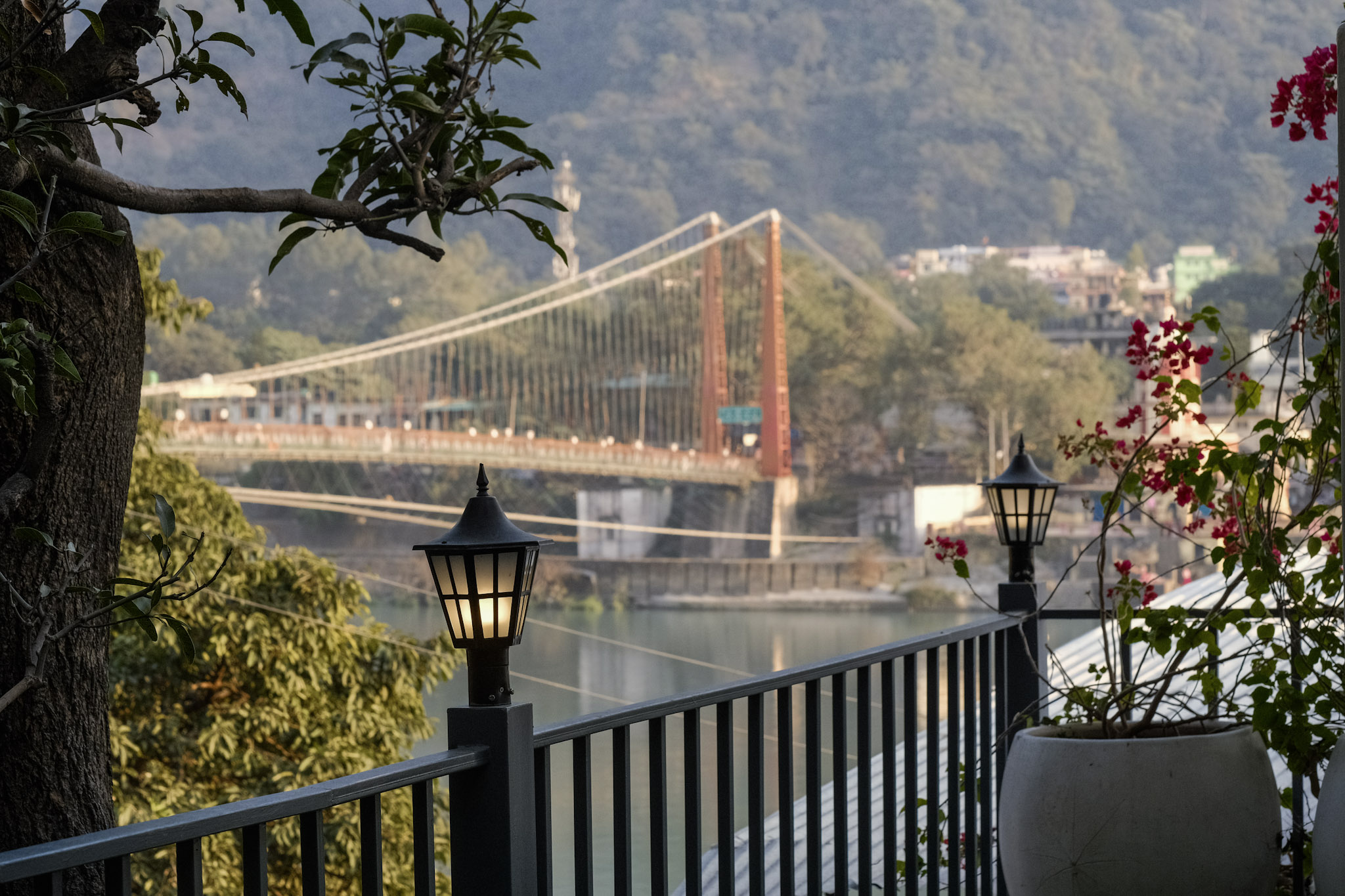 Amoha by the Ganges riverside setting