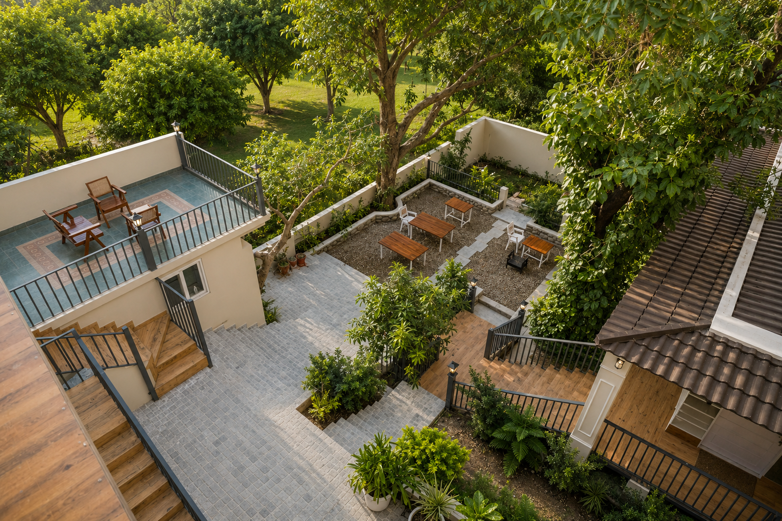 Expansive Sit-Out & Lounges