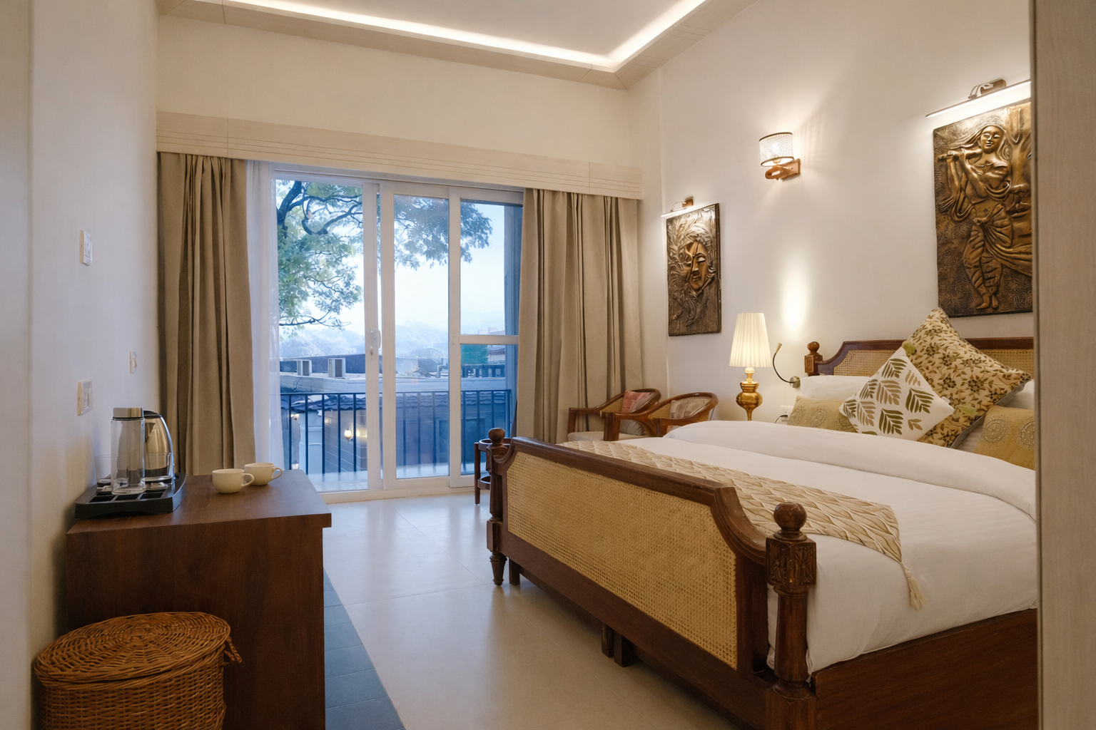Three Ganga View Bedrooms