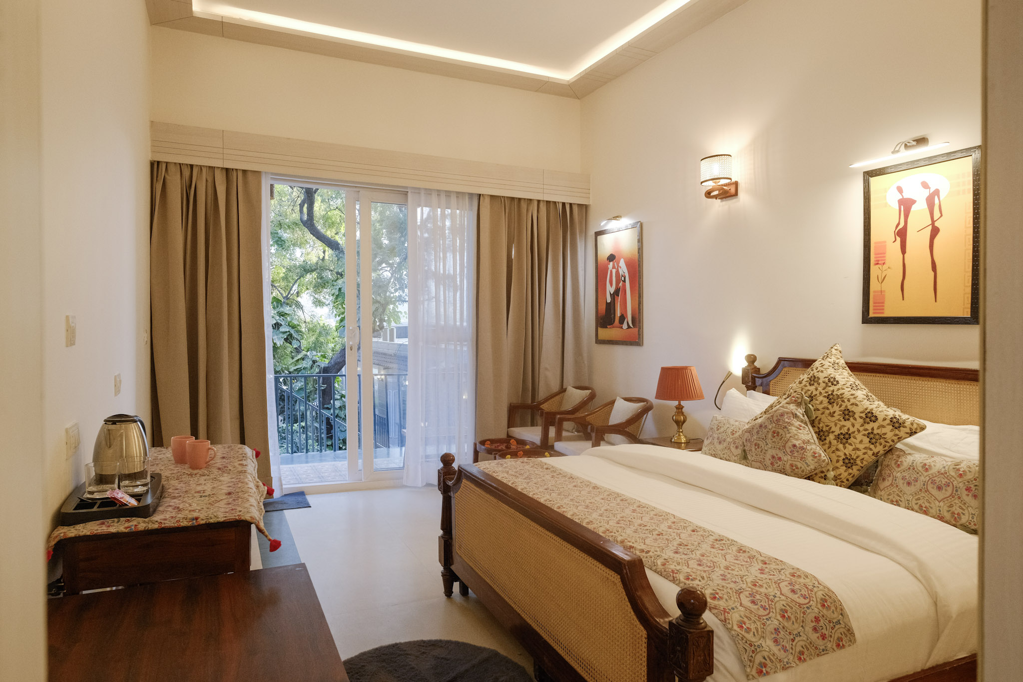 Three Ganga View Bedrooms